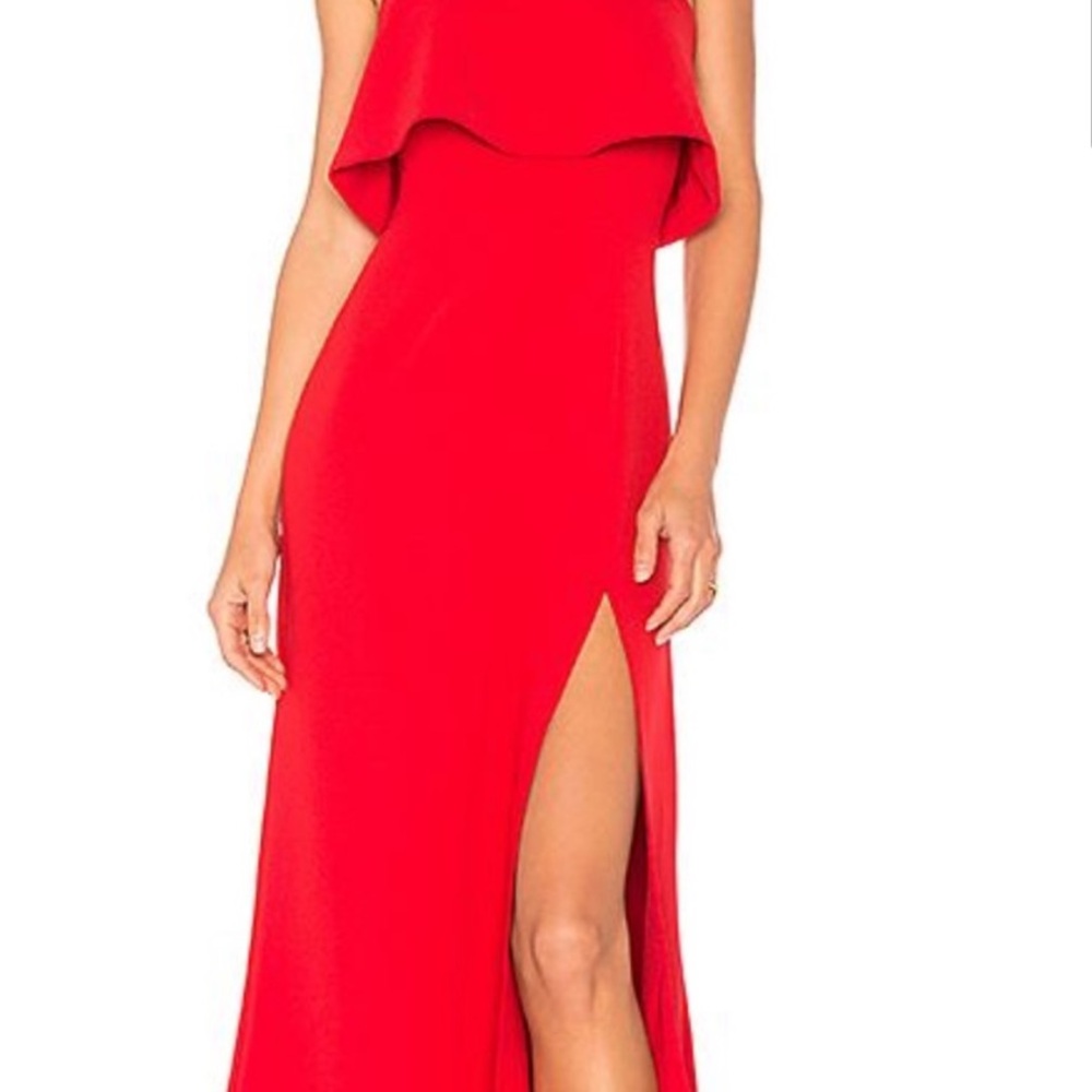 Elegant Red Evening Gown